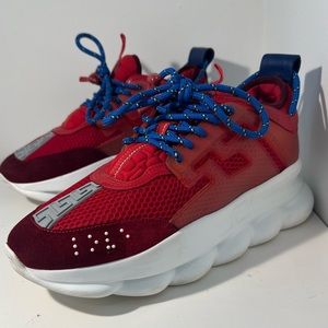 Mens Versace Chain Reaction trainers